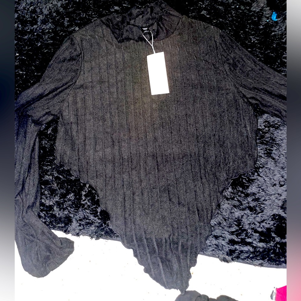 Mock turtleneck sweater
